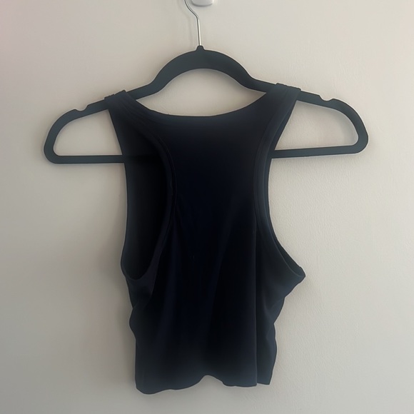 Navy Blue, Racerback Tank Top - Picture 3 of 3